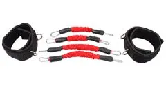 Merco Multipack 2ks Súprava na trénovanie nôh Resistance Rubber Set Red