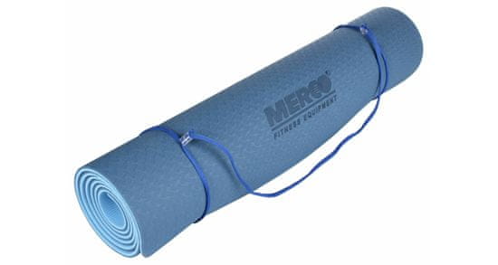 Merco Yoga TPE 6 Double Mat podložka na cvičenie modrá-modrá