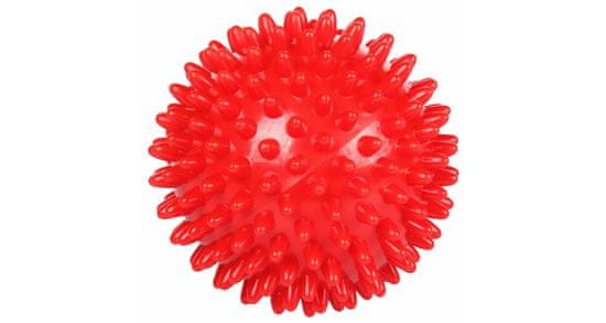 Merco Multipack 12ks Massage Ball masážna lopta červená, 7,5 cm