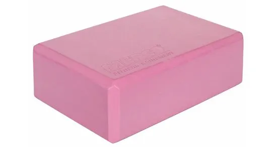 Merco Yoga Block kocka na jógu ružová, 7,5 cm