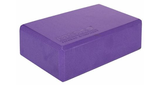 Merco Yoga Block kocka na jógu fialová, 7,5 cm