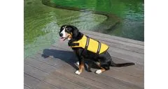 Merco Dog Swimmer plávacia vesta pre psa žltá, XS