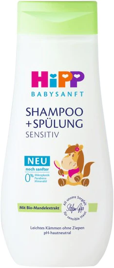 HiPP Babysanft Detský šampón s kondicionérom 200 ml