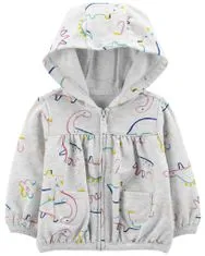 Carter's Mikina s kapucňou Grey Dino holka 12m