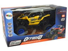 Lean-toys Off-road diaľkové ovládanie 2,4 GHz 1:16 Žltá