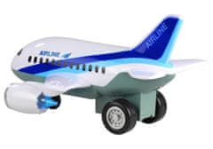 Lean-toys Veľké lietadlo Boeing Svetelný zvuk 33 cm