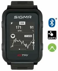 Sigma Pulsmetr iD.TRI BASIC Black 24200