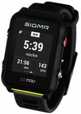 Sigma Pulsmetr iD.TRI SET Black 24250