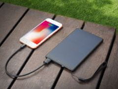 Sandberg Urban Solar Powerbank 10000 mAh, solárna nabíjačka, čierna