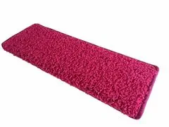 eoshop Nášľapy na schody Color Shaggy (polkruh - obdĺžnik) (Variant: Color shaggy ružový polkruh 28x65 cm)