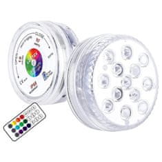 Oem Led Rgb S Diaľkovým Ovládaním Vodotesné Svetlo 13 Led 16 Ko