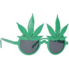 Párty okuliare s konopnými listy - marihuana