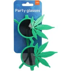 Párty okuliare s konopnými listy - marihuana