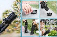 Effly Pronett XJ4396 Bublinková pištoľ - Bubble Gun zlatá