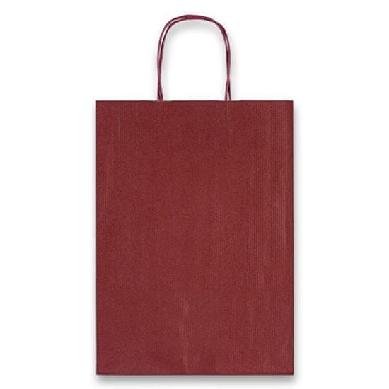 Darčeková taška Allegra 260 x 120 x 360 mm, veľkosť M tm. červená, M