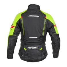 W-TEC Pánska moto bunda Ventura Farba čierna-fluo žltá, Veľkosť M