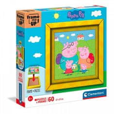 Clementoni Puzzle Frame me up - Prasátko Peppa 60 dílků