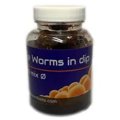 Mastodont Baits - Boilies Worms v dipe 150ml mix priemerov