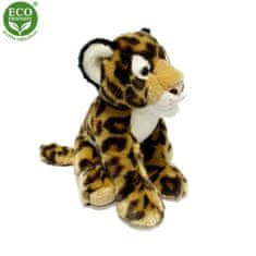 Rappa Plyšový leopard sediaci 30 cm ECO-FRIENDLY