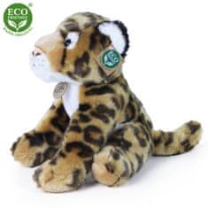 Rappa Plyšový leopard sediaci 30 cm ECO-FRIENDLY