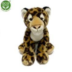 Rappa Plyšový leopard sediaci 30 cm ECO-FRIENDLY