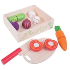 Bigjigs Toys Krájacie zeleniny v krabičke