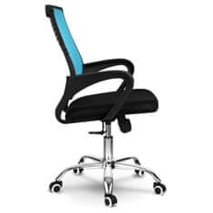 Sofotel Kancelárska stolička Denar modrá s mikro sieťovinou