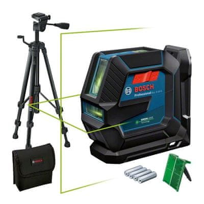 BOSCH Professional krížový laser GLL 2-15 G + LB10 + BT150 (0.601.063.W01)