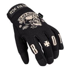 Black Heart Moto rukavice Rioter Farba čierna, Veľkosť 4XL