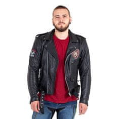 Black Heart Kožená moto bunda Perfectis Farba čierna, Veľkosť 4XL