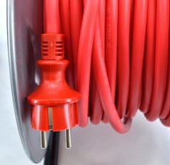 Kovový predlžovací kábel Red Heavy Duty 25M 3X1,5 Mm 16A / 3680W / IP44