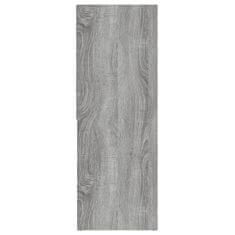 Vidaxl Knižnica sivý dub sonoma 67x24x161 cm spracované drevo
