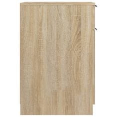 Petromila vidaXL Kancelárska skrinka dub sonoma 33,5x50x75 cm spracované drevo