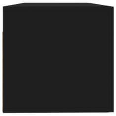Petromila vidaXL Nástenná skrinka, čierna 100x36,5x35 cm, kompozitné drevo