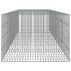 Petromila vidaXL 6-panelová klietka pre králiky 327x79x54 cm pozinkované železo