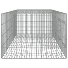 Petromila vidaXL 4-panelová klietka pre králiky 217x79x54 cm pozinkované železo