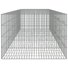 Vidaxl 5-panelová klietka pre králiky 273x79x54 cm pozinkované železo