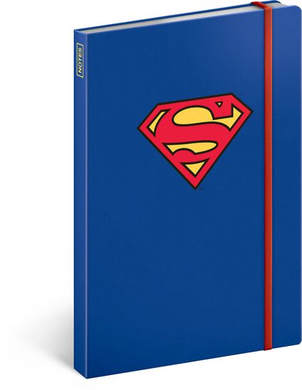 Presco Group NOTIQUE Notes Superman - Symbol, linajkový, 13 x 21 cm