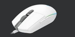 Logitech G102 Lightsync, biela (910-005824)