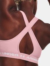 Under Armour Podprsenka UA Crossback Mid Bra-PNK XS