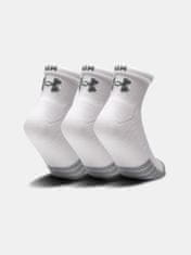 Under Armour Ponožky UA Heatgear Quarter 3pk-WHT L