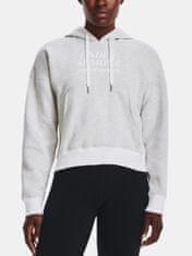 Under Armour Mikina Essential Script Hoodie-WHT XS