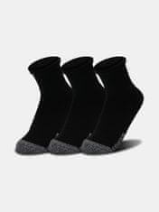 Under Armour Ponožky UA Heatgear Quarter 3pk-BLK L