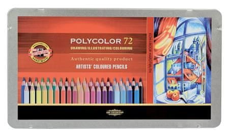 KOH-I-NOOR Umelecké pastelky Polycolor 3827 - 72 ks