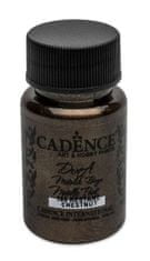 Cadence Metalická akrylová farba Dora Metalic - gaštanová / 50 ml