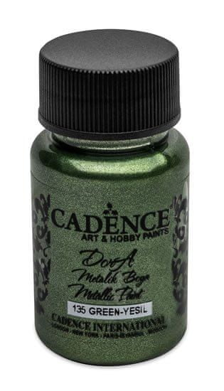 Cadence Akrylové farby Dora Metallic 50 ml, zelená