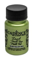 Cadence Akrylové farby Dora Metallic 50 ml, svetlo zelená