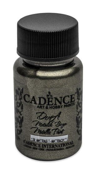 Cadence Akrylové farby Dora Metallic 50 ml, antracitová