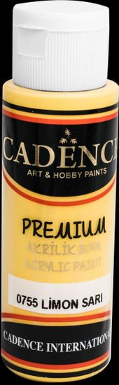 Cadence Akrylová farba Premium - žltá / 70 ml