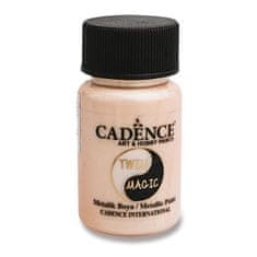 Cadence Metalická farba Twin Magic 50 ml, zel./broskyňová